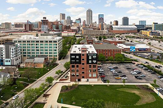 looking downtown